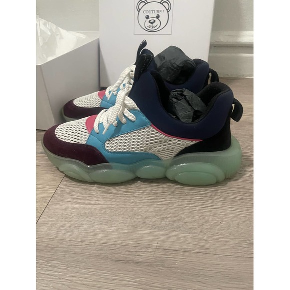 Moschino - TEDDY Snearkers / Multicolor / size 42 EU , 9 US - Picture 2 of 8